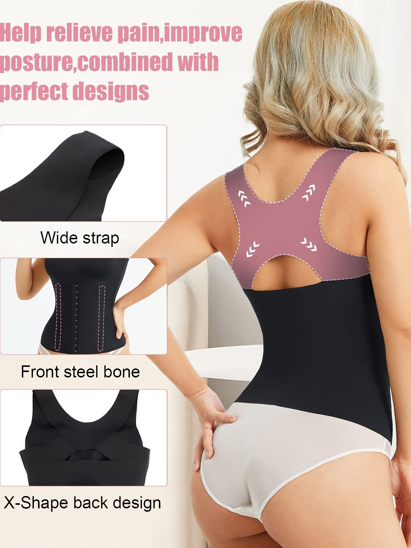 Seamless Tummy Control Tank Top Slimmer Underwear Shapewear