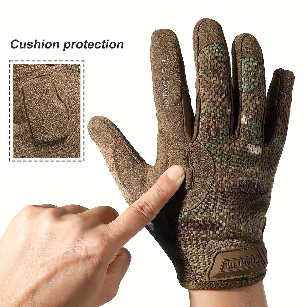 Men's Tactical Gloves Windproof Touch Screen for Outdoor Activities