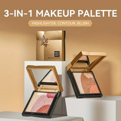 Blush And Highlighter Palette Contouring Eyeshadow Body Highlighter