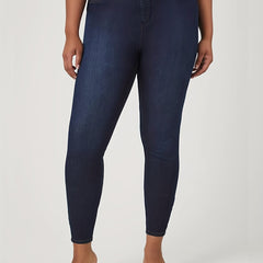 Elastic Waist Slim Fit Jeans