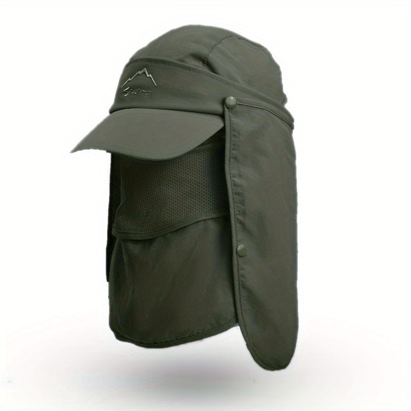 3-in-1 Outdoor Sunscreen Windproof Mesh Neck Cover Hat