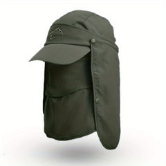 3-in-1 Outdoor Sunscreen Windproof Mesh Neck Cover Hat