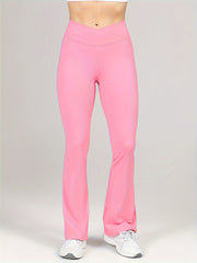 Flared Yoga Pants High Stretch Sports Running Bell Bottom Pants