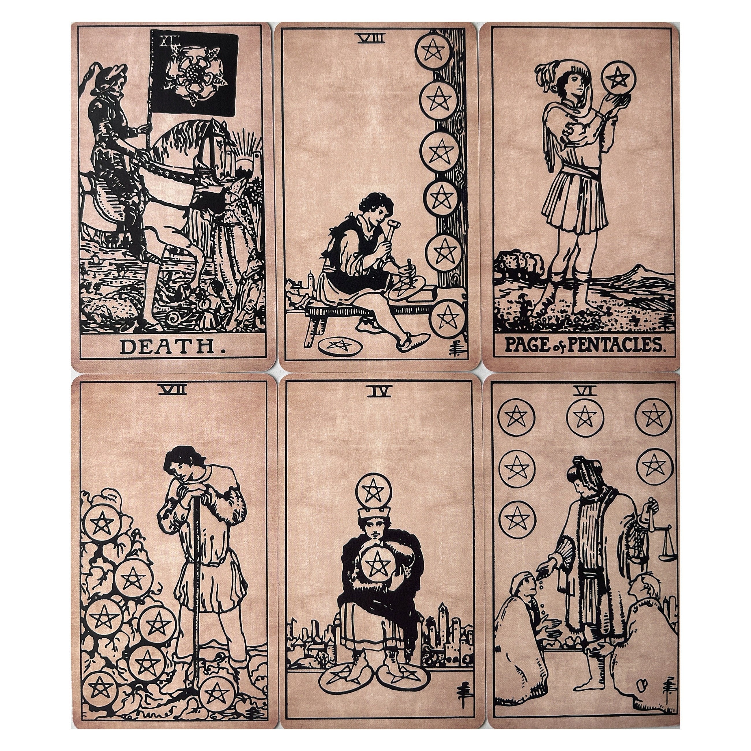 Outdoor Entertainment Tarot Deck & Retro Board Game Set