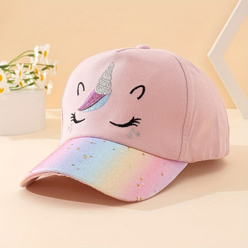 Kids Sleeping Unicorn Baseball Cap Visor