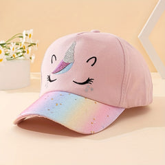 Kids Sleeping Unicorn Baseball Cap Visor