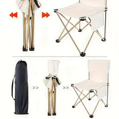 Portable Camping Folding Chair for Beach and Fishing