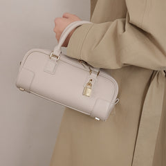 Vintage Style Women's Crossbody Handbag with Detachable Strap