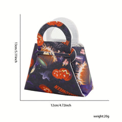 Halloween Pumpkin Tote Bag Candy Bag Trick or Treat Gift Theme Party Supplies