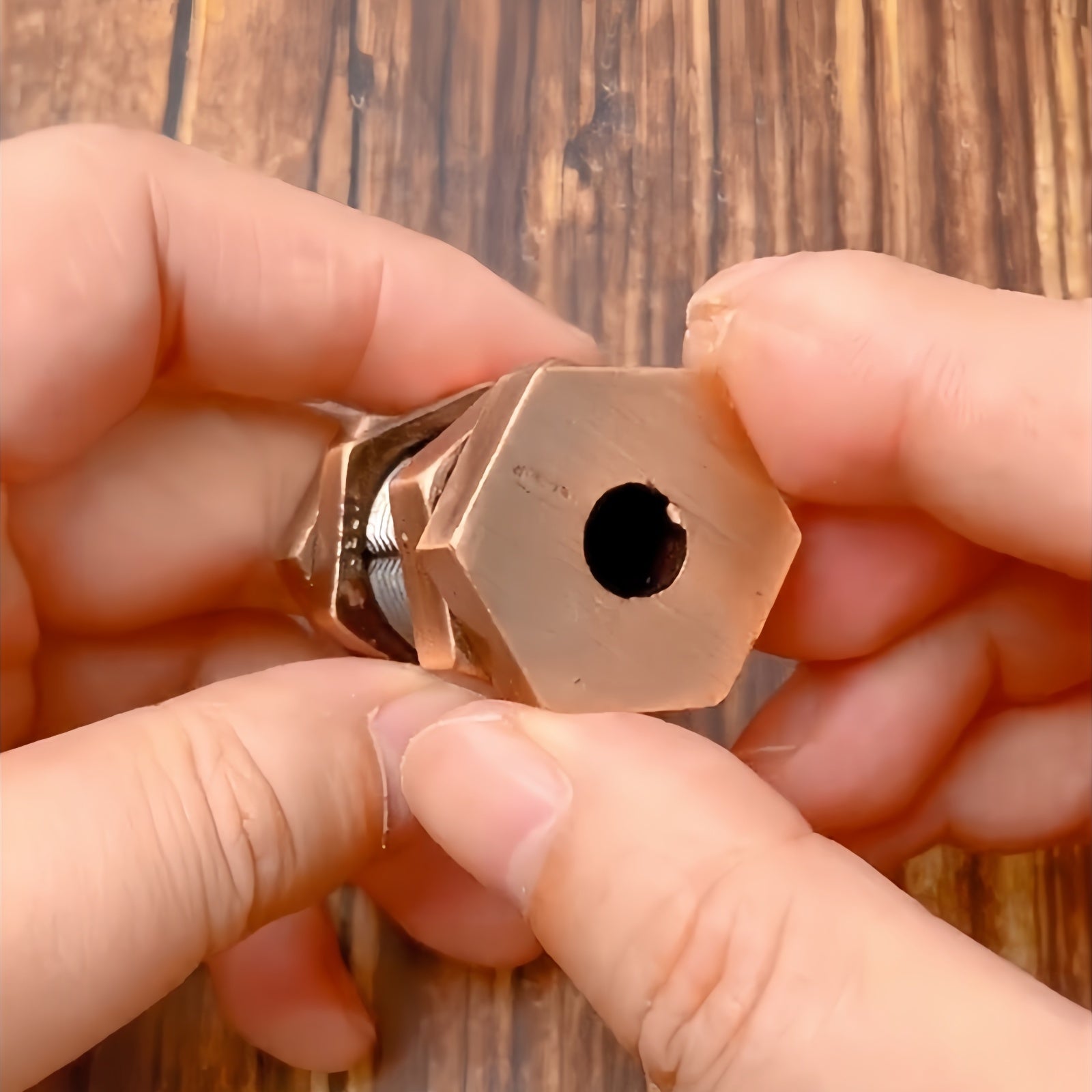 Bronze Metal Disassembly Puzzle for Adults Brain Teaser Mind Challenge