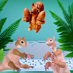 Squirrel Finger Covers Set with Accessories - Creative Toy