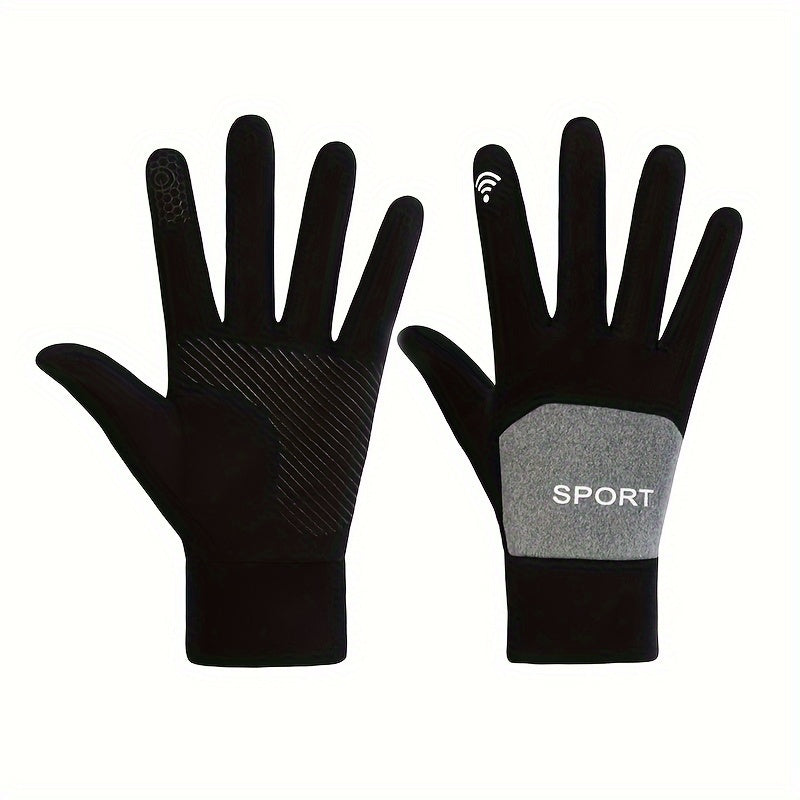 Men's Winter Thickened Coldproof Gloves - Non Slip Touch Screen Warm Gloves