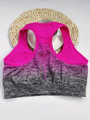 4pcs Racerback Sports Bra Round Neck Running Yoga Top