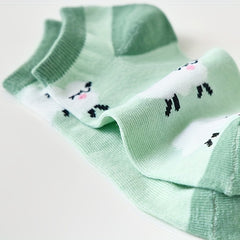 5 Pairs Girls Colorful Animals Ankle Socks for Kids