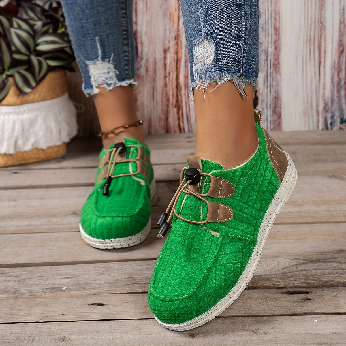 Thickened Warm Ankle Snow Boots Flat Sneakers