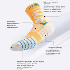 High Shock Absorbent Sports Socks - Mid Calf Tactical Professional Socks