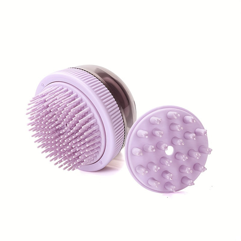 Pet Grooming Brush with Shampoo Dispenser for Dog and Cat