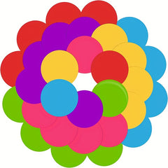 40pcs Multicolor Classroom Floor Spots - Line Up Markers - Self-Adhesive