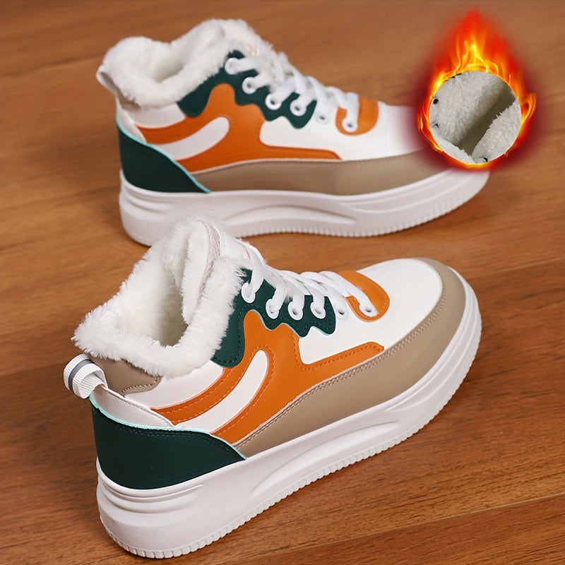 Women's High Top Platform Sneakers Winter Casual