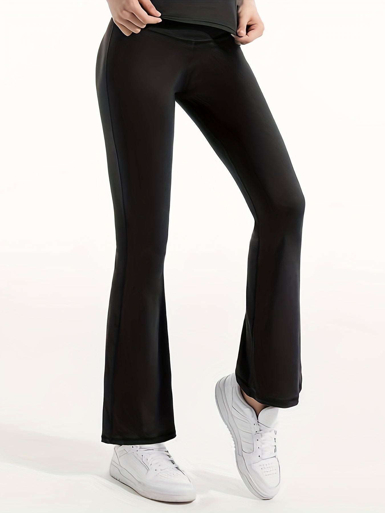 High Waist Flare Yoga Pants Fitness Leggings