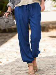 Drawstring Waist Jogger Pants for Women