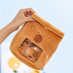 Mini Capybara Plush Toys Bag - Zipper Filled Simulation Capybara Toys