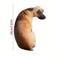 3D Simulation Dog Pillow Plush Toy Dog Doll