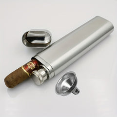 Stainless Steel Wine Jug Cigar Pipe Funnel Set