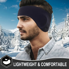 Winter Fitness Headband with Ear Protection Moisture Wicking