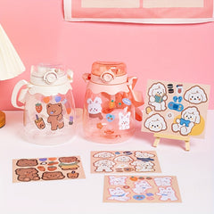 4pcs Bear Scrapbook Journal Sticker DIY Planner Decor