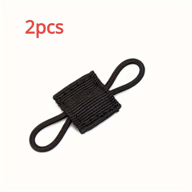 2pcs Elastic Buckle for Antenna Rods, Outdoor Camping Accessories
