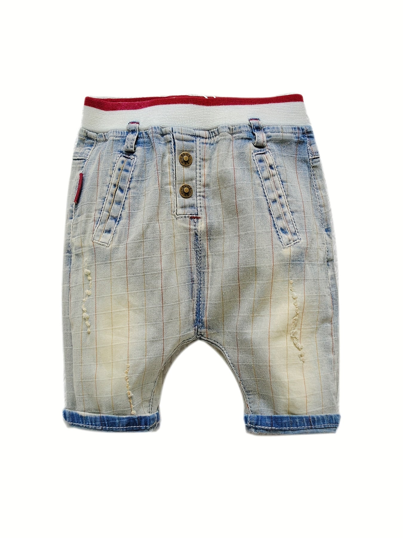 Summer Baby Boys Harem Shorts Soft Denim Jeans