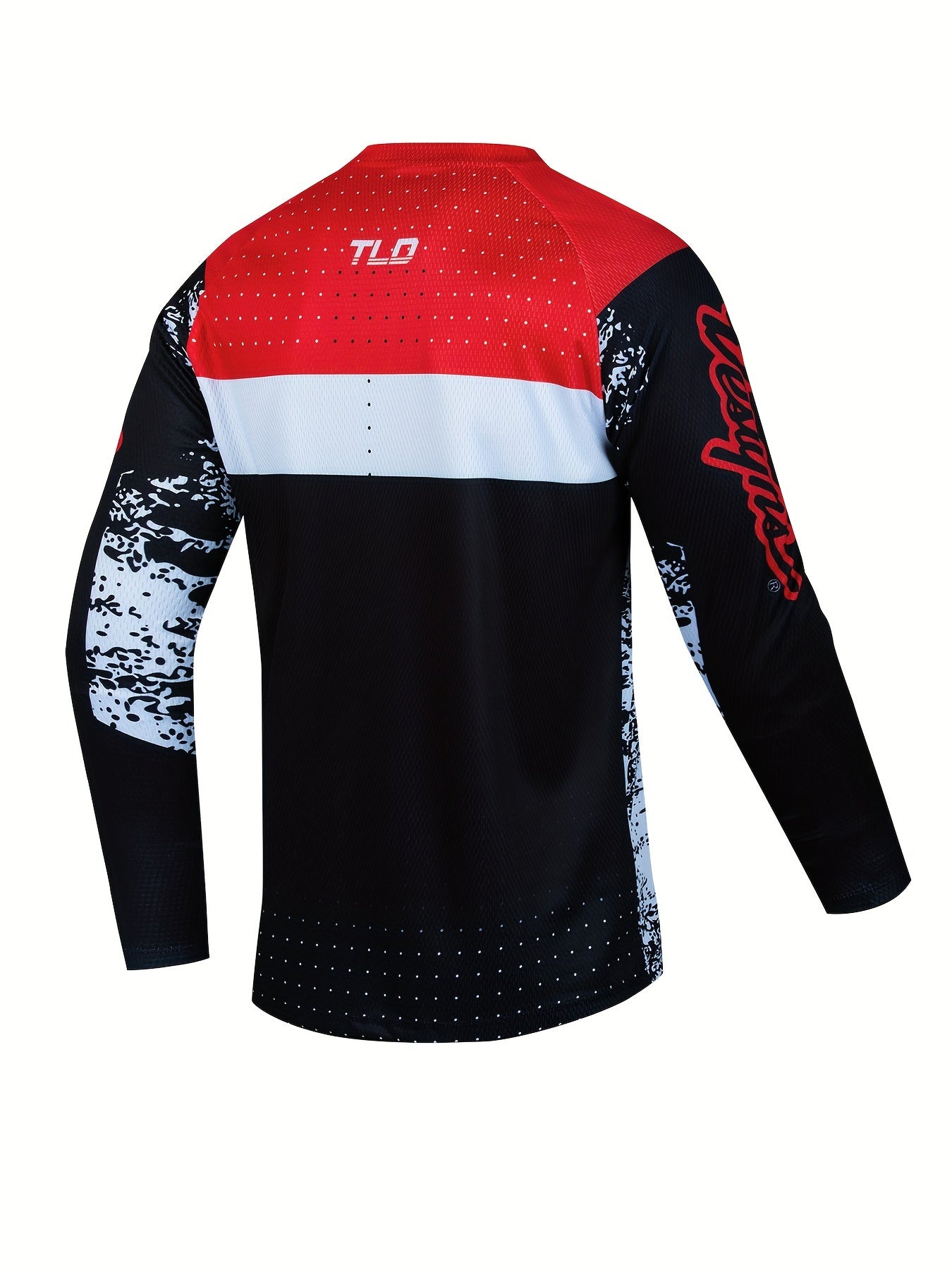 Men's Camouflage Block Long Sleeve Motorcycle Off road T shirt