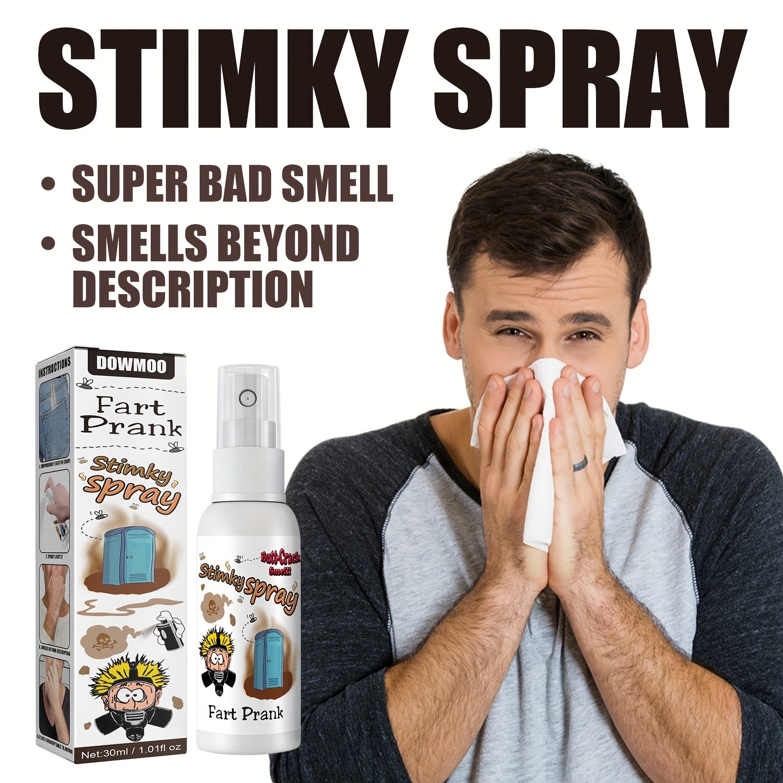 Stinky Fart Spray April Fool's Tricky Toy Liquid Spoof