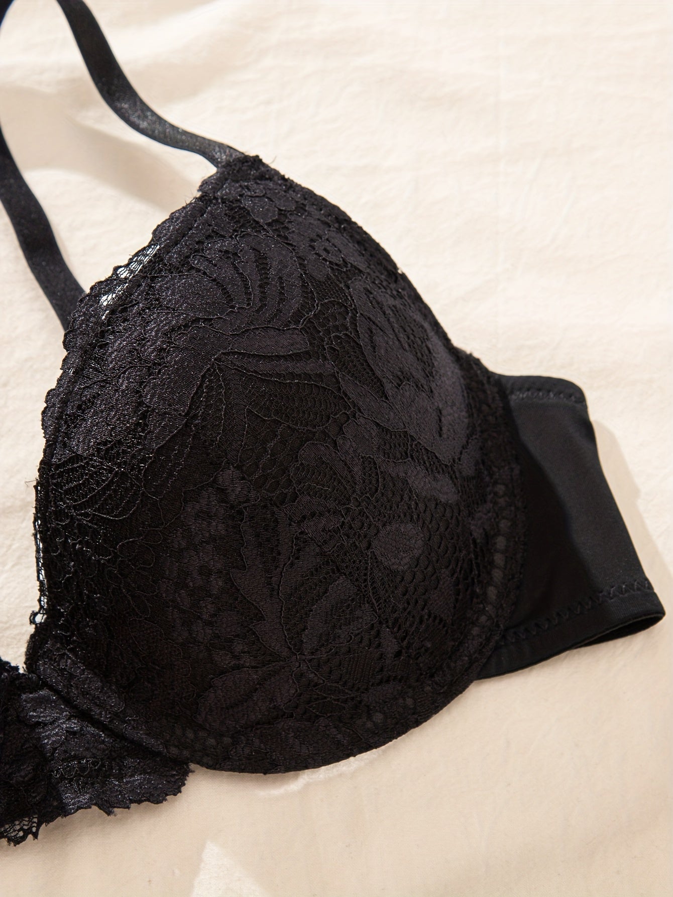 3pcs Lace Push Up Bras Comfy Intimates Bra Women's Lingerie