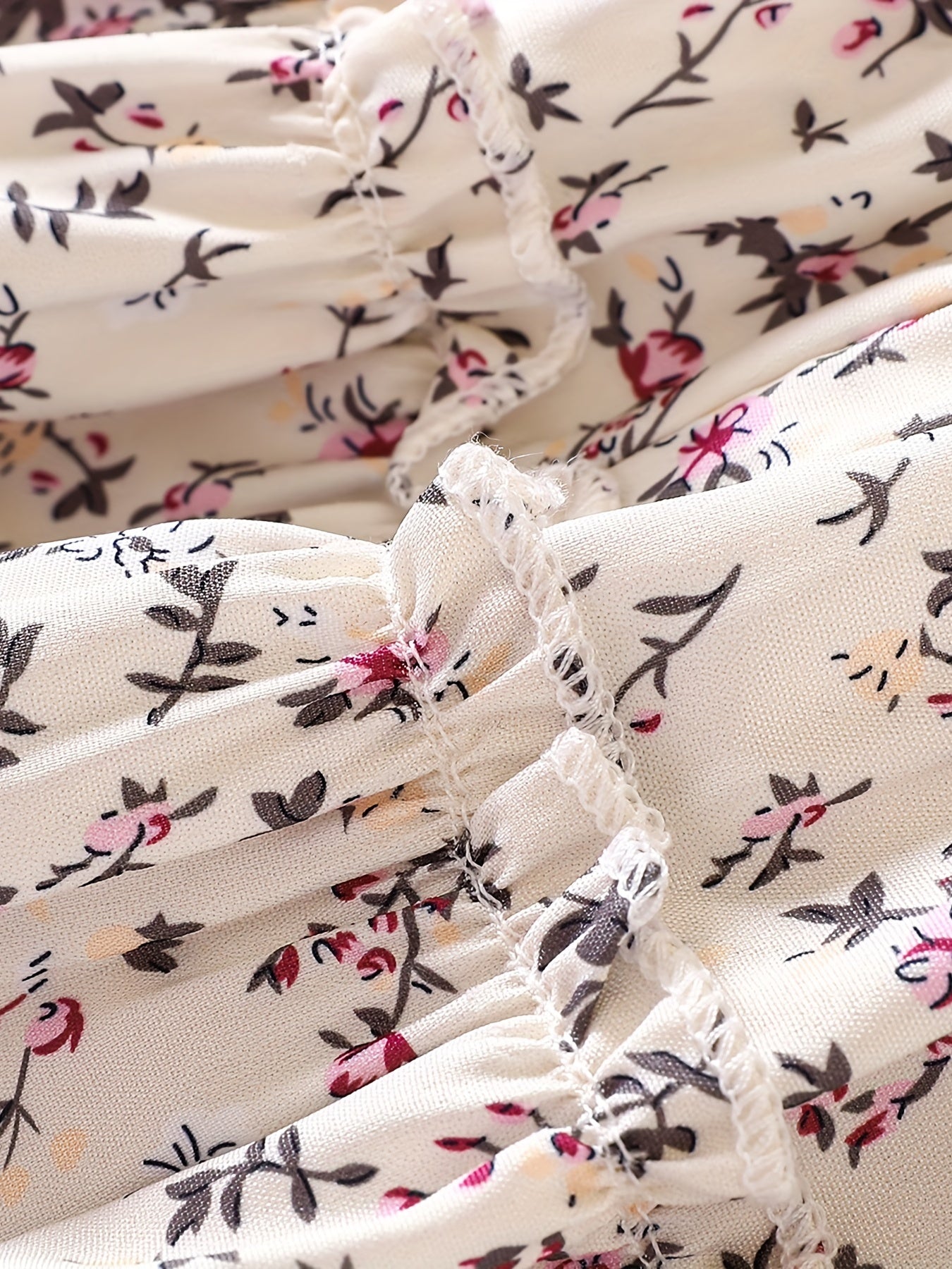 Infant Baby Girl Floral Print Suspender Dress & Jacket Set