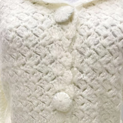 Long Sleeve Solid Knit Shawl Cape for Women