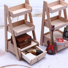 1:12 Scale Wooden Planter Pot Dollhouse Garden Decor Furniture