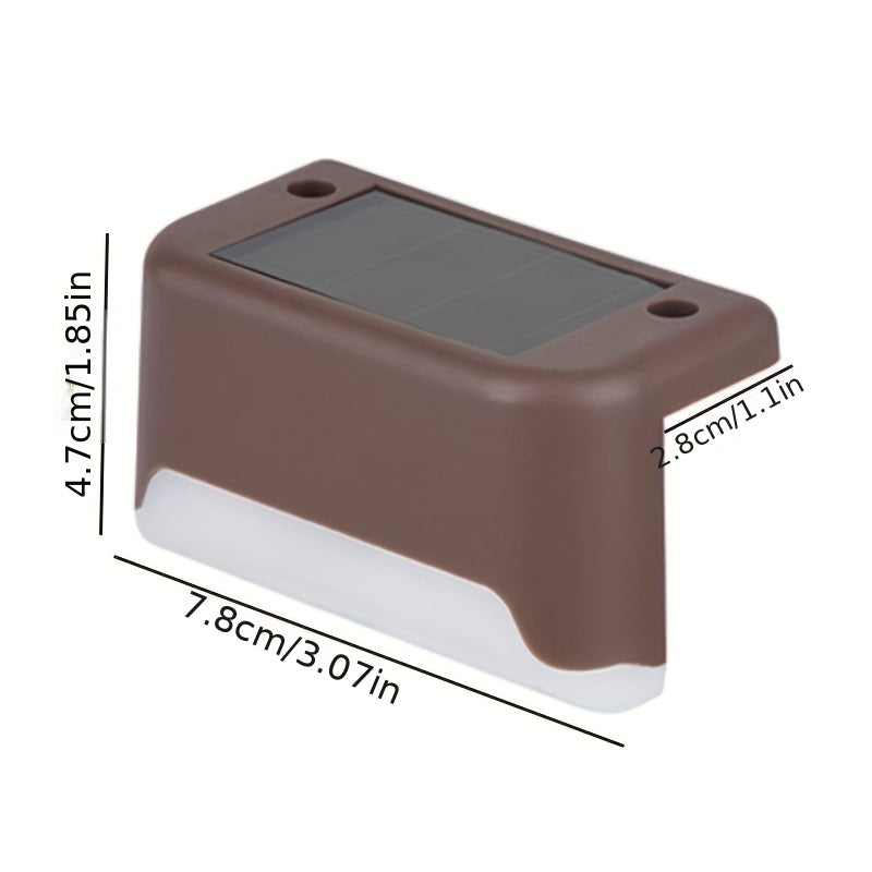 Solar Deck Lights Outdoor LED Waterproof Solar Fence Lights