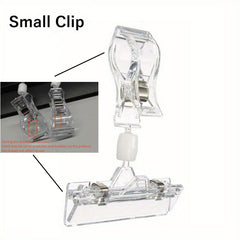Plastic Shelf Clamp Tag Advertising Clips