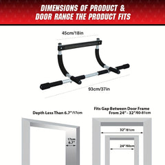 Portable Pull Up Bar Fitness Workout Bar For Home & Gym