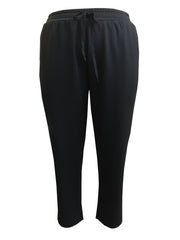 Sports Pants Tie Waist Stretch Fitness Pants With Pockets