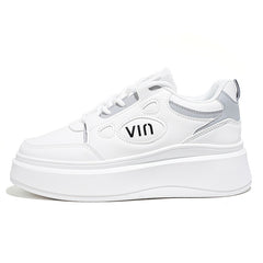 Women's Letter Graphic Lace up Skate Shoes Casual Sneakers