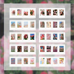 20Pcs 40types Mini Photo Album Stickers Landscape Stickers For Journals