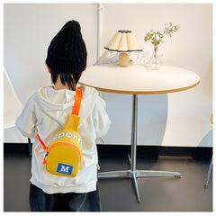 Kids Contrast Chest Bag Boys Messenger Bag Mini Shoulder Bag