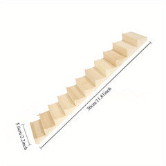 Mini Dollhouse Furniture Left and Right Handrails Stair Model