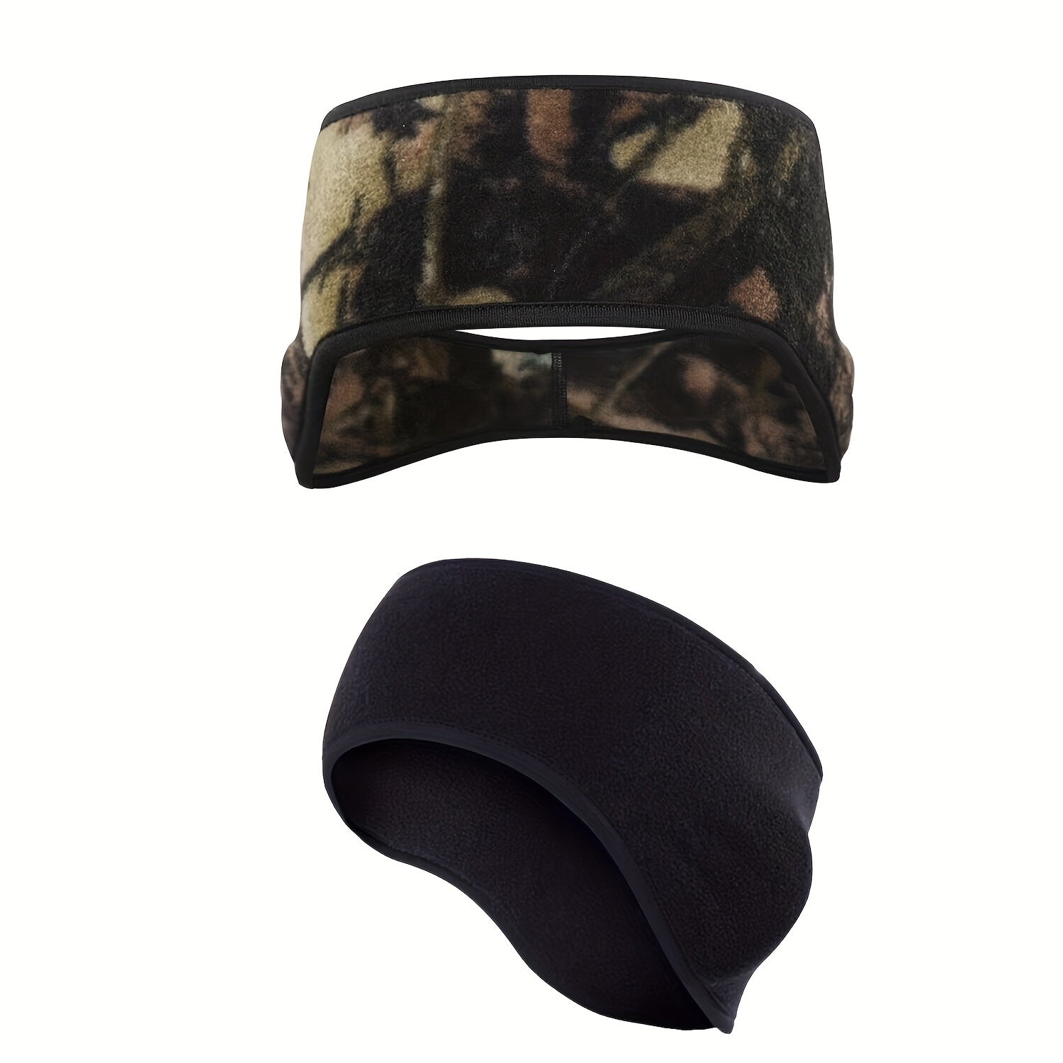 2pcs Warm Fleece Earmuffs for Running Cycling Outdoor Activities