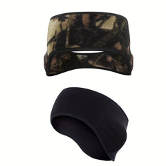 2pcs Warm Fleece Earmuffs for Running Cycling Outdoor Activities