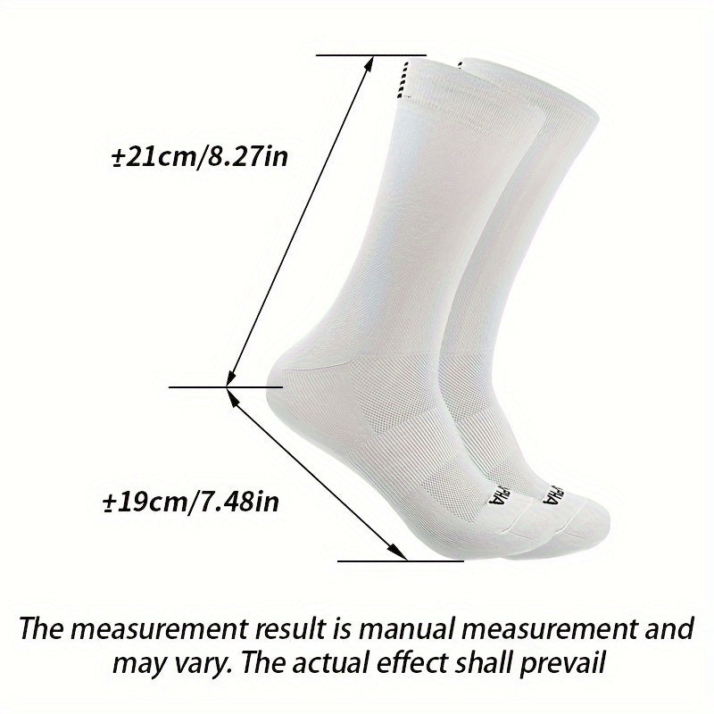 5 Pairs Breathable Mid-Calf Socks for Men and Women