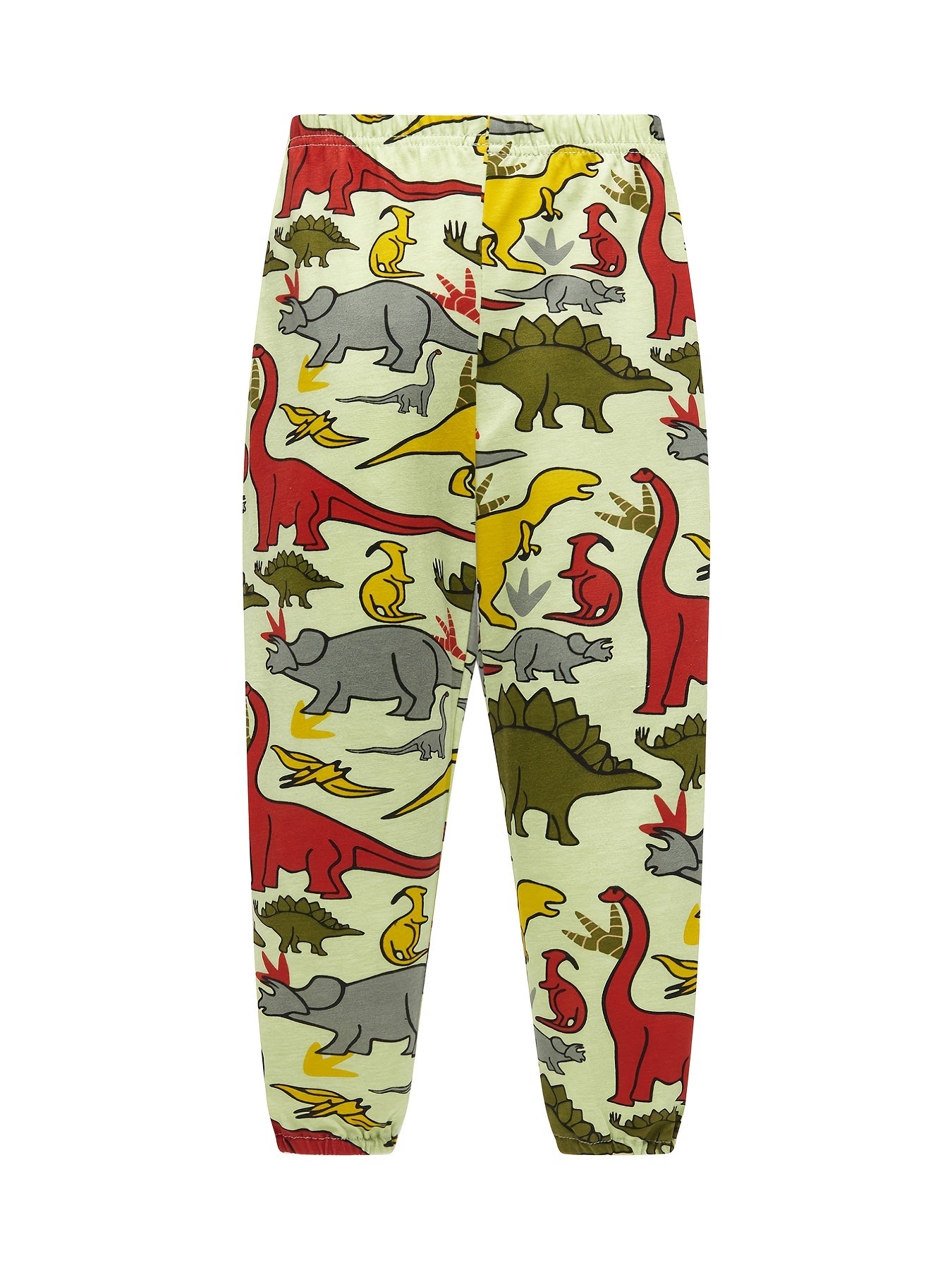 Boys Dinosaur Pajama Set Long Sleeve Top & Pants